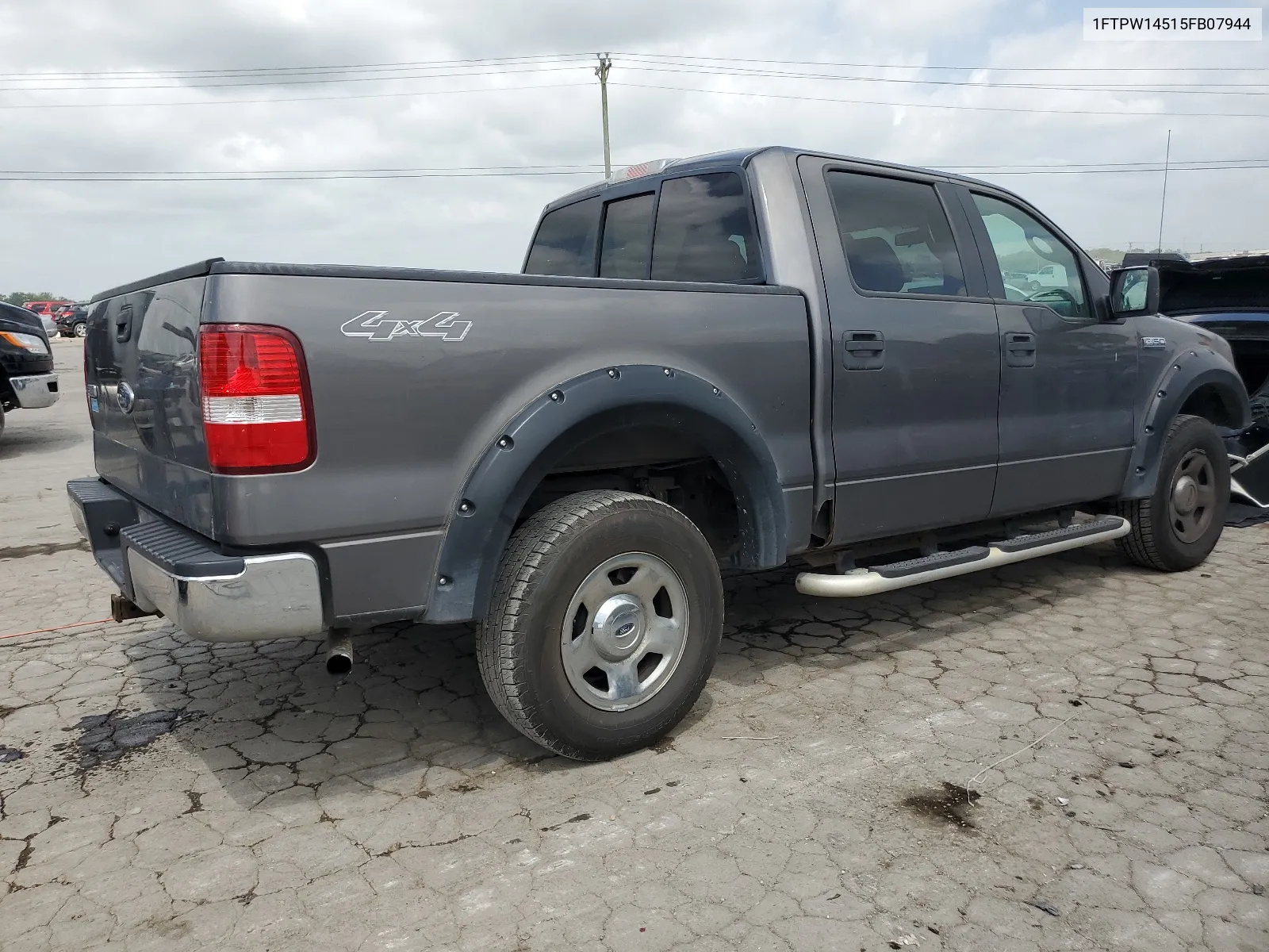 2005 Ford F150 Supercrew VIN: 1FTPW14515FB07944 Lot: 65957594