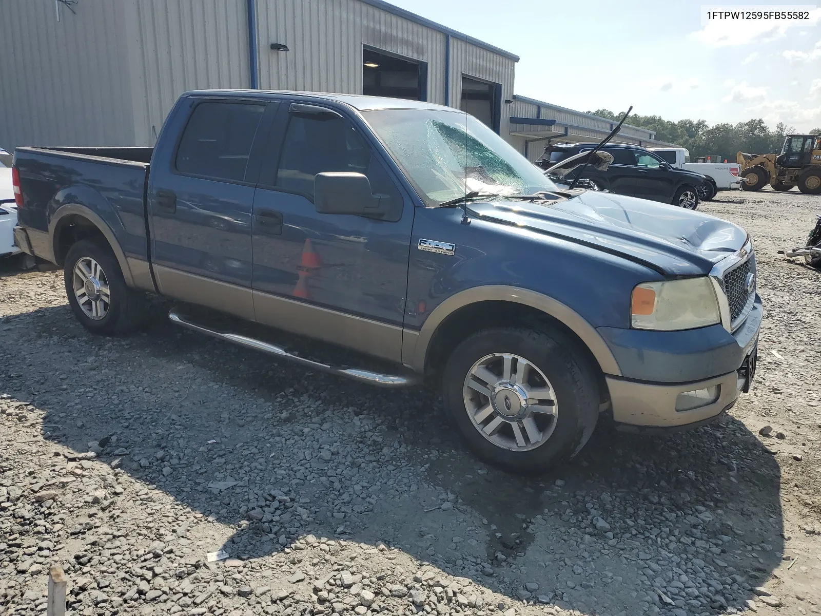 2005 Ford F150 Supercrew VIN: 1FTPW12595FB55582 Lot: 66353104