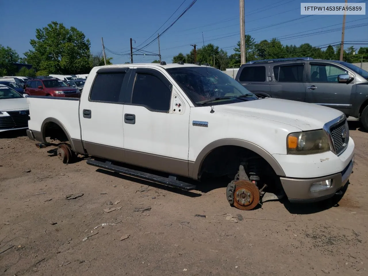 2005 Ford F150 Supercrew VIN: 1FTPW14535FA95859 Lot: 67243394