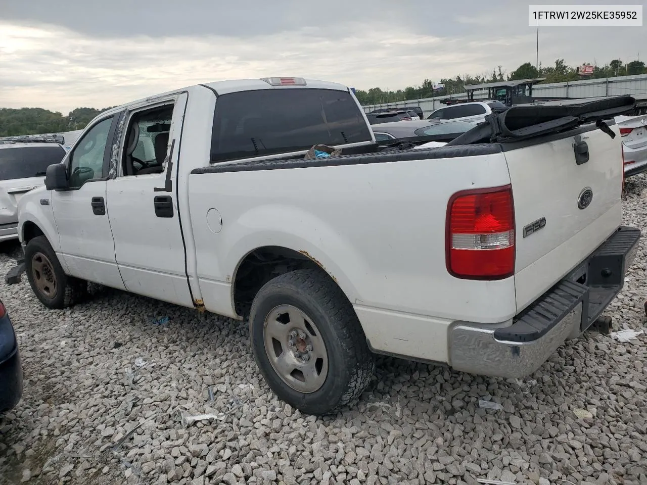 2005 Ford F150 Supercrew VIN: 1FTRW12W25KE35952 Lot: 67493394