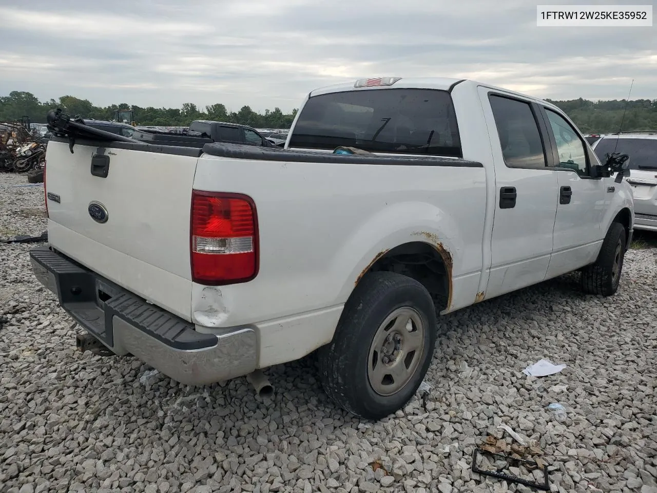 2005 Ford F150 Supercrew VIN: 1FTRW12W25KE35952 Lot: 67493394