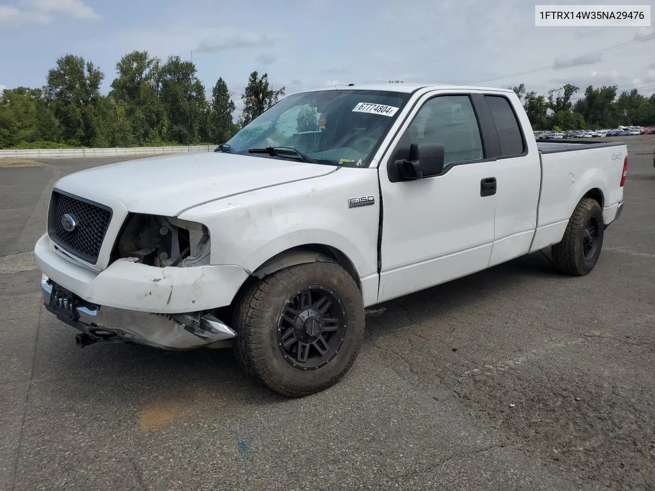 2005 Ford F150 VIN: 1FTRX14W35NA29476 Lot: 67774804