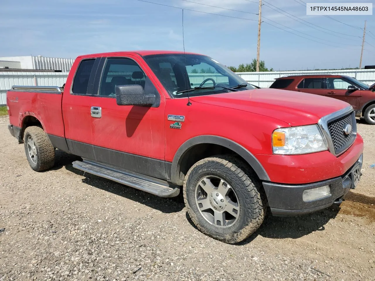 2005 Ford F150 VIN: 1FTPX14545NA48603 Lot: 67852244