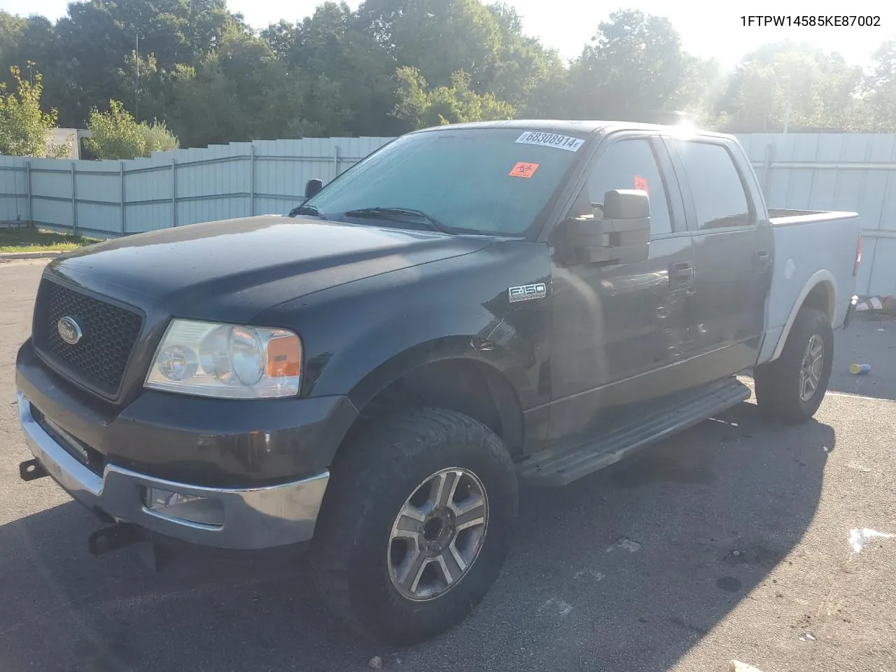 2005 Ford F150 Supercrew VIN: 1FTPW14585KE87002 Lot: 68308914