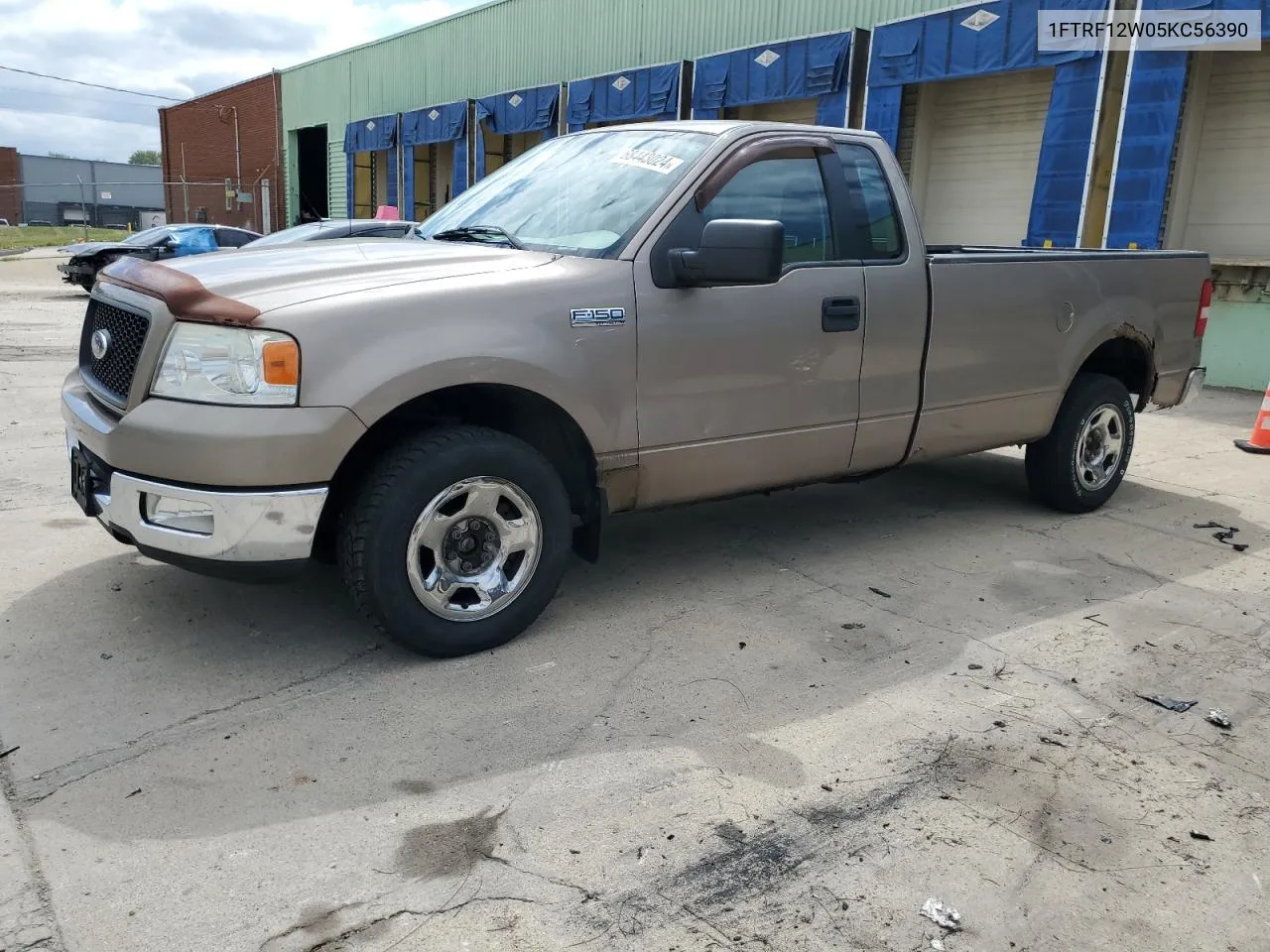 2005 Ford F150 VIN: 1FTRF12W05KC56390 Lot: 68443024