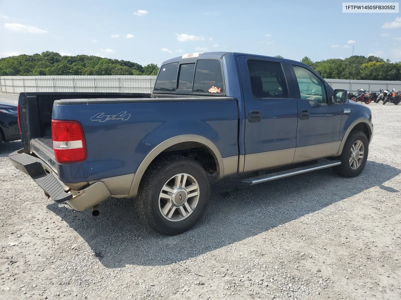 2005 Ford F150 Supercrew VIN: 1FTPW14505FB30552 Lot: 68509894