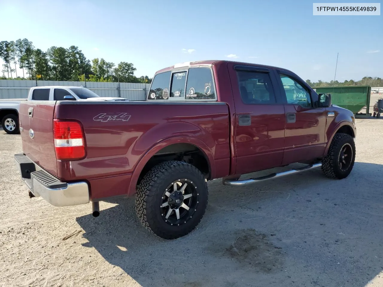 2005 Ford F150 Supercrew VIN: 1FTPW14555KE49839 Lot: 68571734