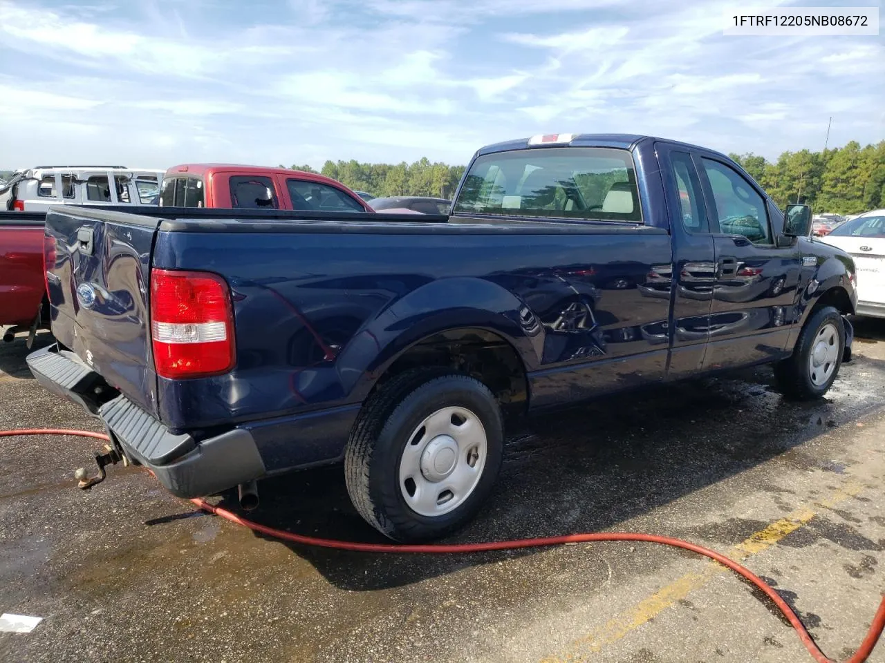 2005 Ford F150 VIN: 1FTRF12205NB08672 Lot: 68904944