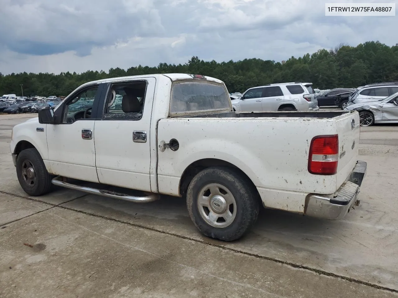 2005 Ford F150 Supercrew VIN: 1FTRW12W75FA48807 Lot: 68944484