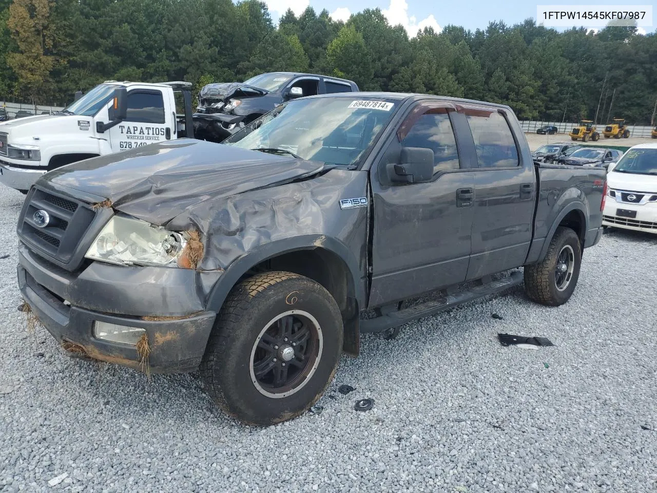 2005 Ford F150 Supercrew VIN: 1FTPW14545KF07987 Lot: 69487814