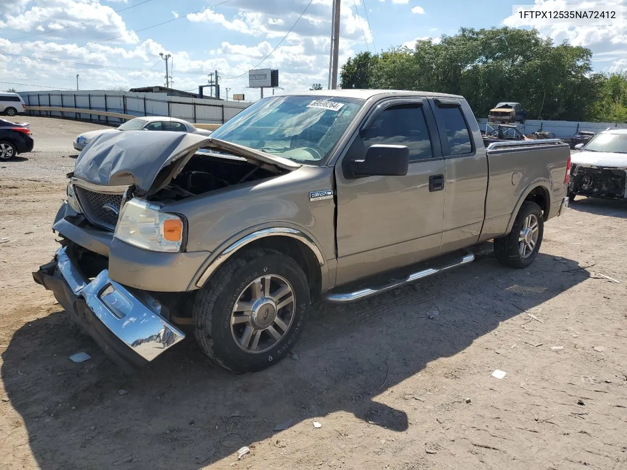 2005 Ford F150 VIN: 1FTPX12535NA72412 Lot: 69598264