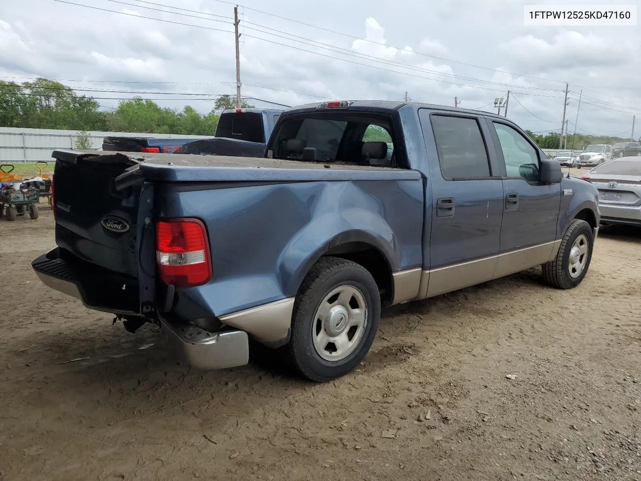 2005 Ford F150 Supercrew VIN: 1FTPW12525KD47160 Lot: 70134834