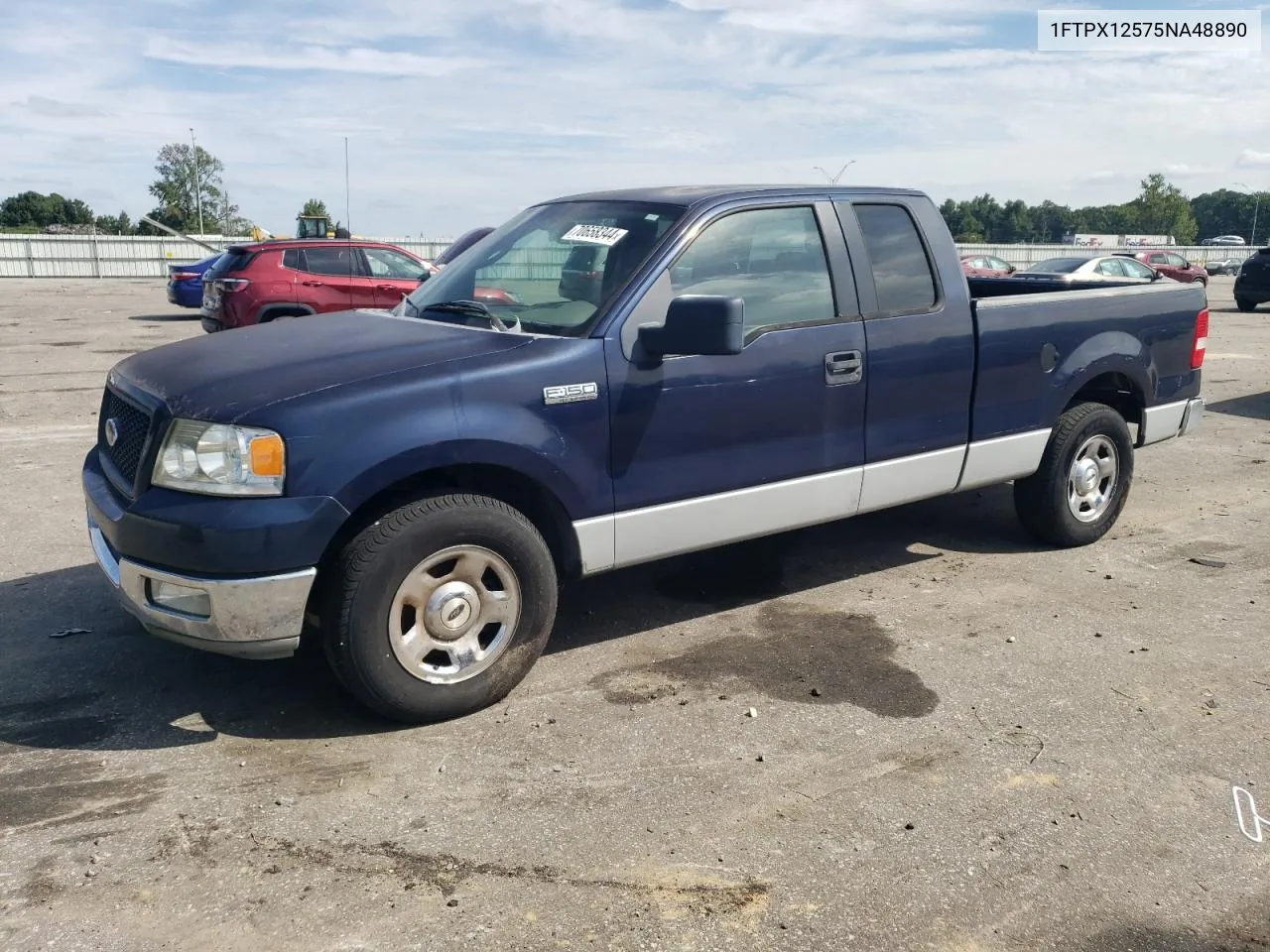 2005 Ford F150 VIN: 1FTPX12575NA48890 Lot: 70658344