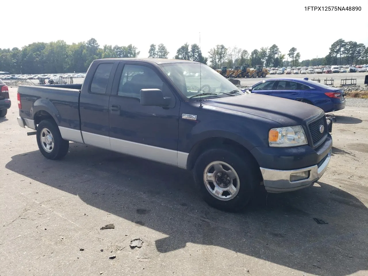 2005 Ford F150 VIN: 1FTPX12575NA48890 Lot: 70658344