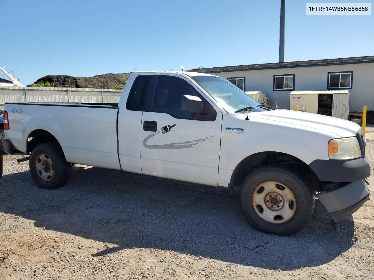 1FTRF14W85NB86858 2005 Ford F150