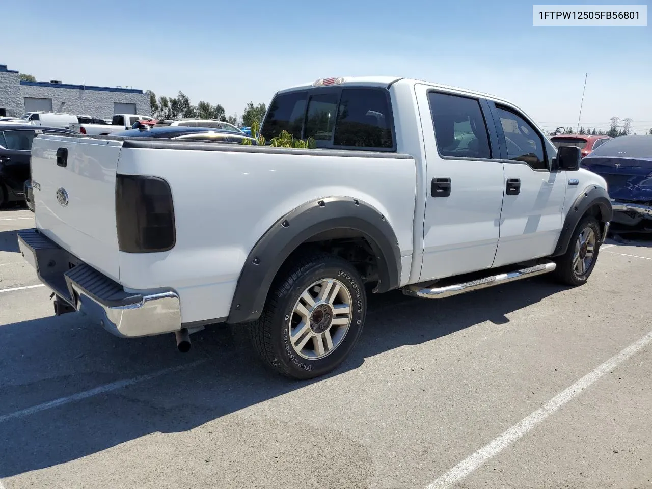 2005 Ford F150 Supercrew VIN: 1FTPW12505FB56801 Lot: 70970174