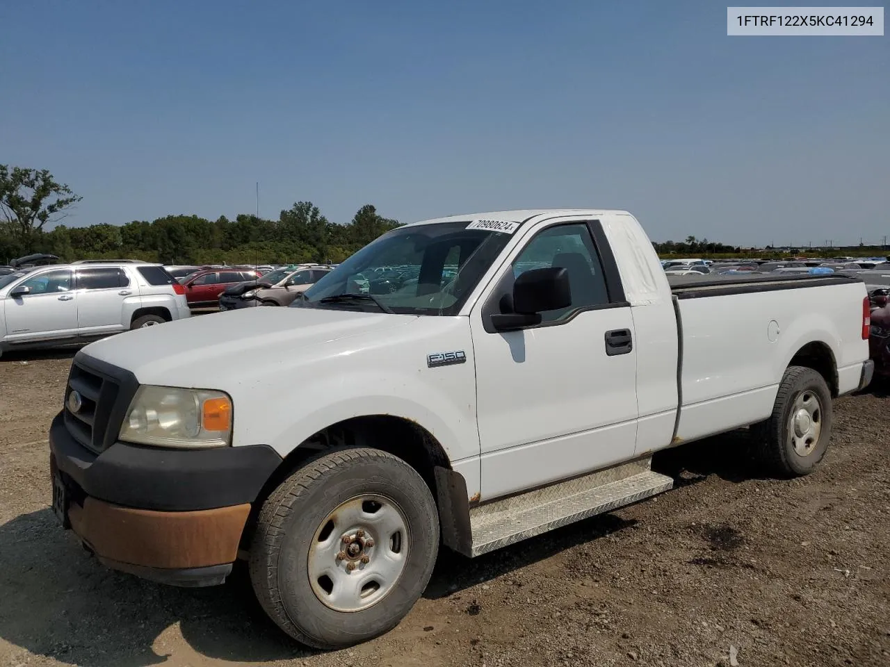 2005 Ford F150 VIN: 1FTRF122X5KC41294 Lot: 70980624