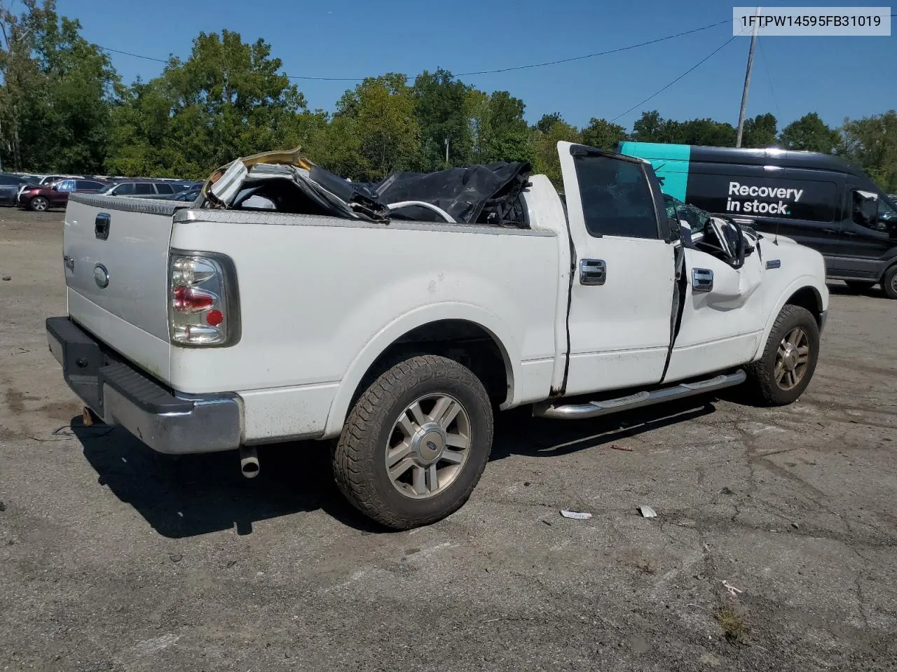 2005 Ford F150 Supercrew VIN: 1FTPW14595FB31019 Lot: 71004844