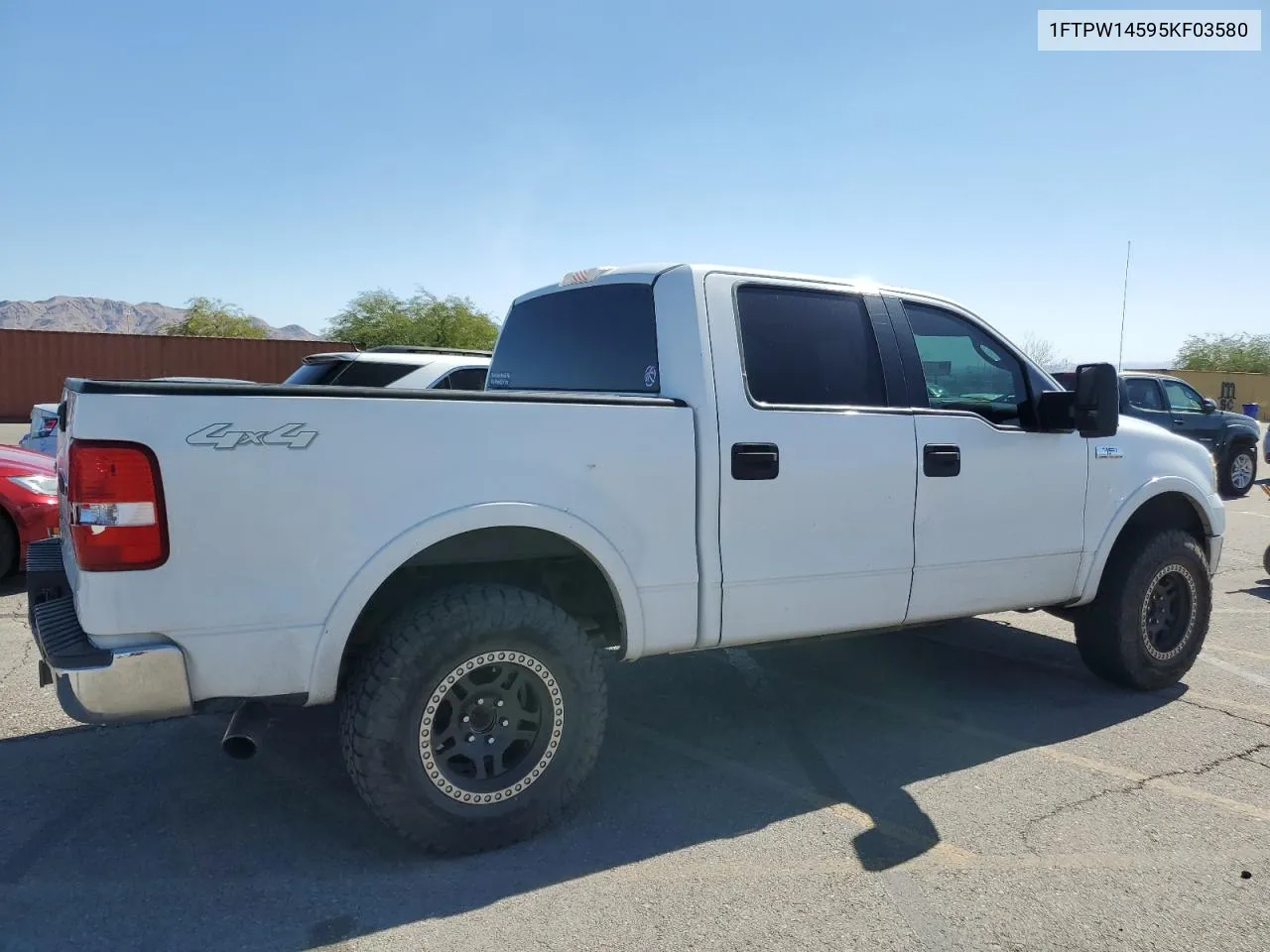 2005 Ford F150 Supercrew VIN: 1FTPW14595KF03580 Lot: 71295864