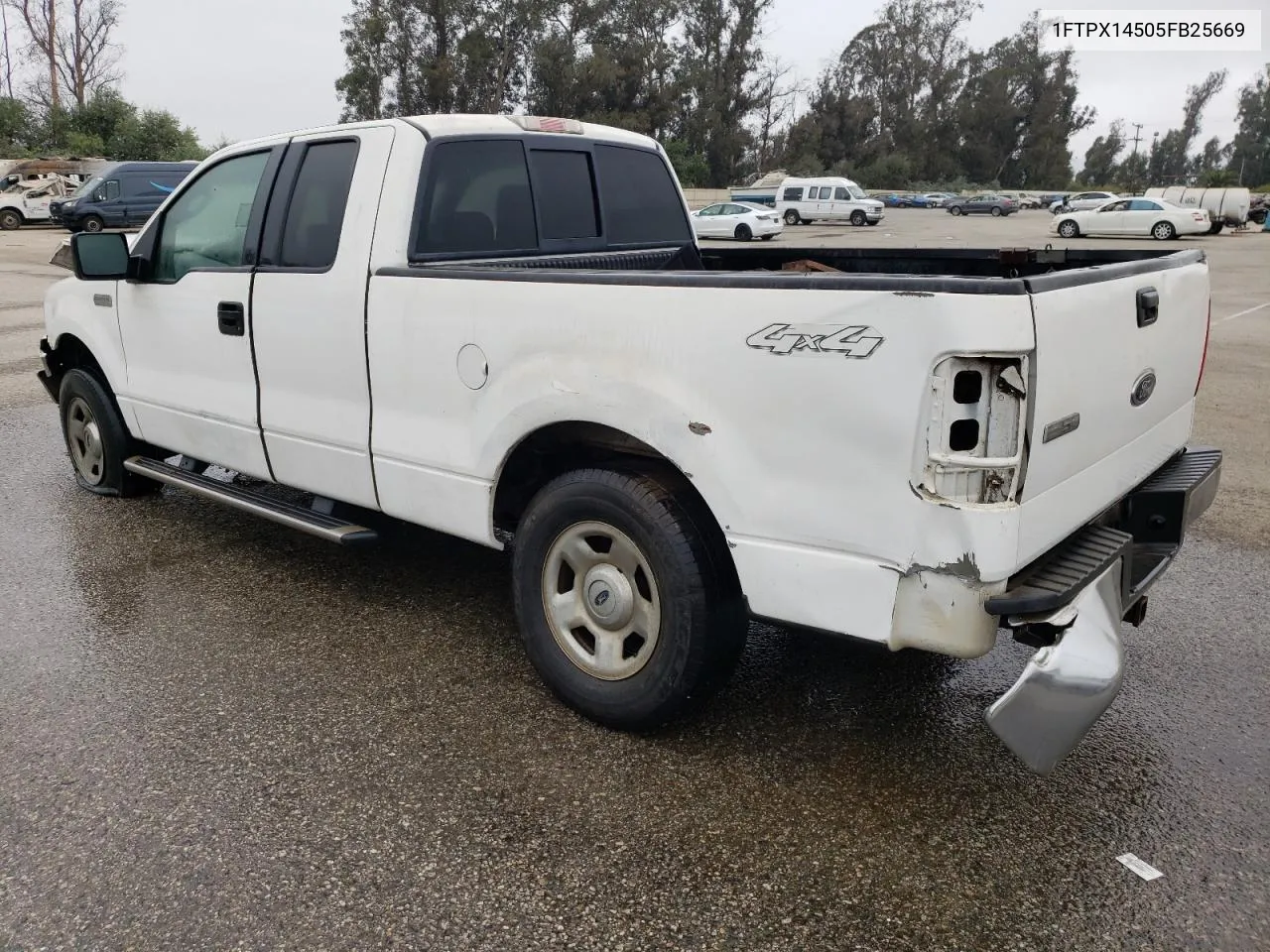 2005 Ford F150 VIN: 1FTPX14505FB25669 Lot: 72753074