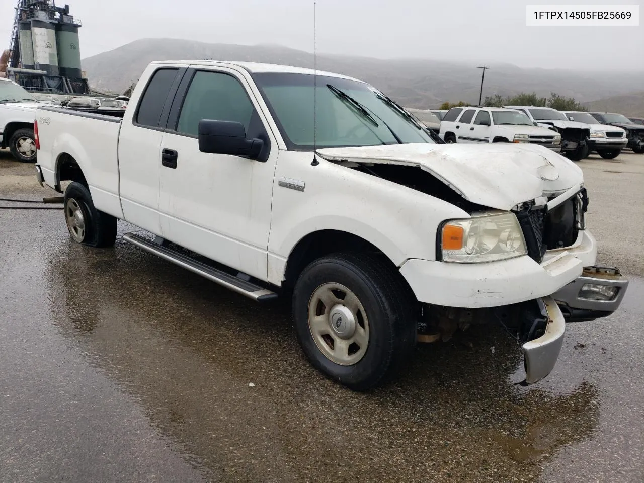 2005 Ford F150 VIN: 1FTPX14505FB25669 Lot: 72753074