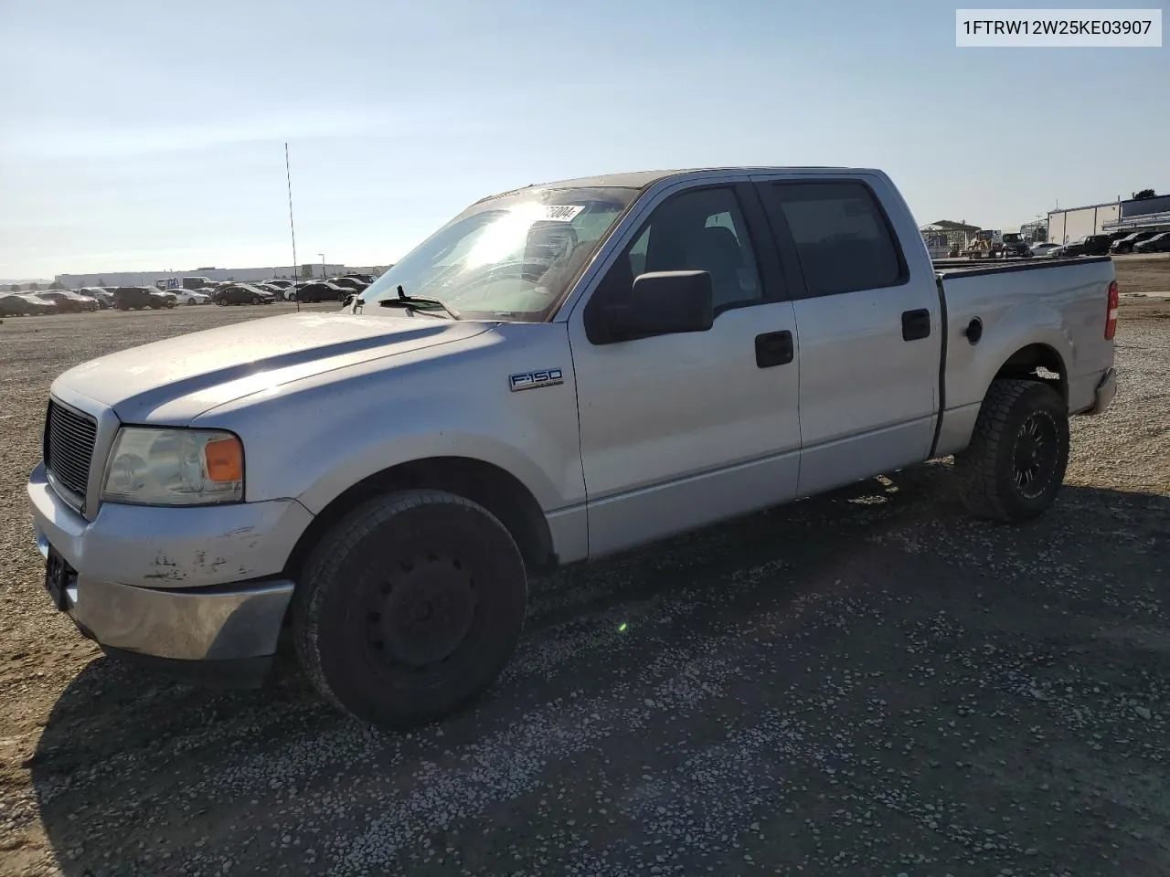 2005 Ford F150 Supercrew VIN: 1FTRW12W25KE03907 Lot: 73275004