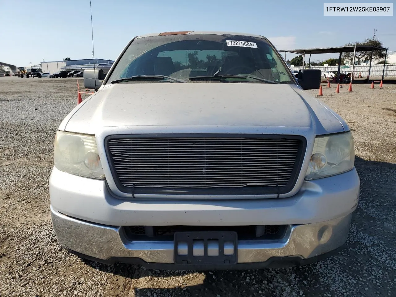 2005 Ford F150 Supercrew VIN: 1FTRW12W25KE03907 Lot: 73275004