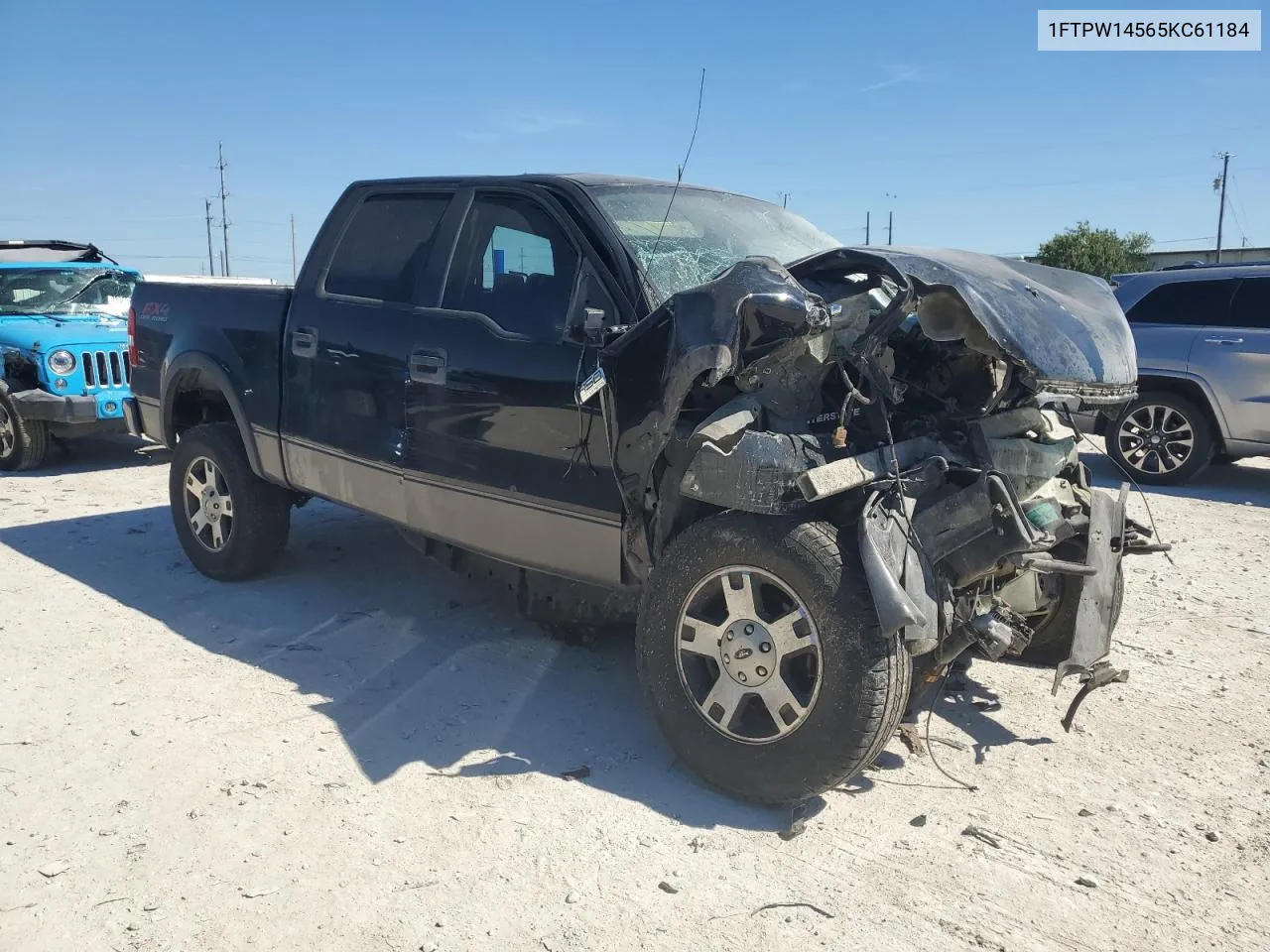 2005 Ford F150 Supercrew VIN: 1FTPW14565KC61184 Lot: 73531964