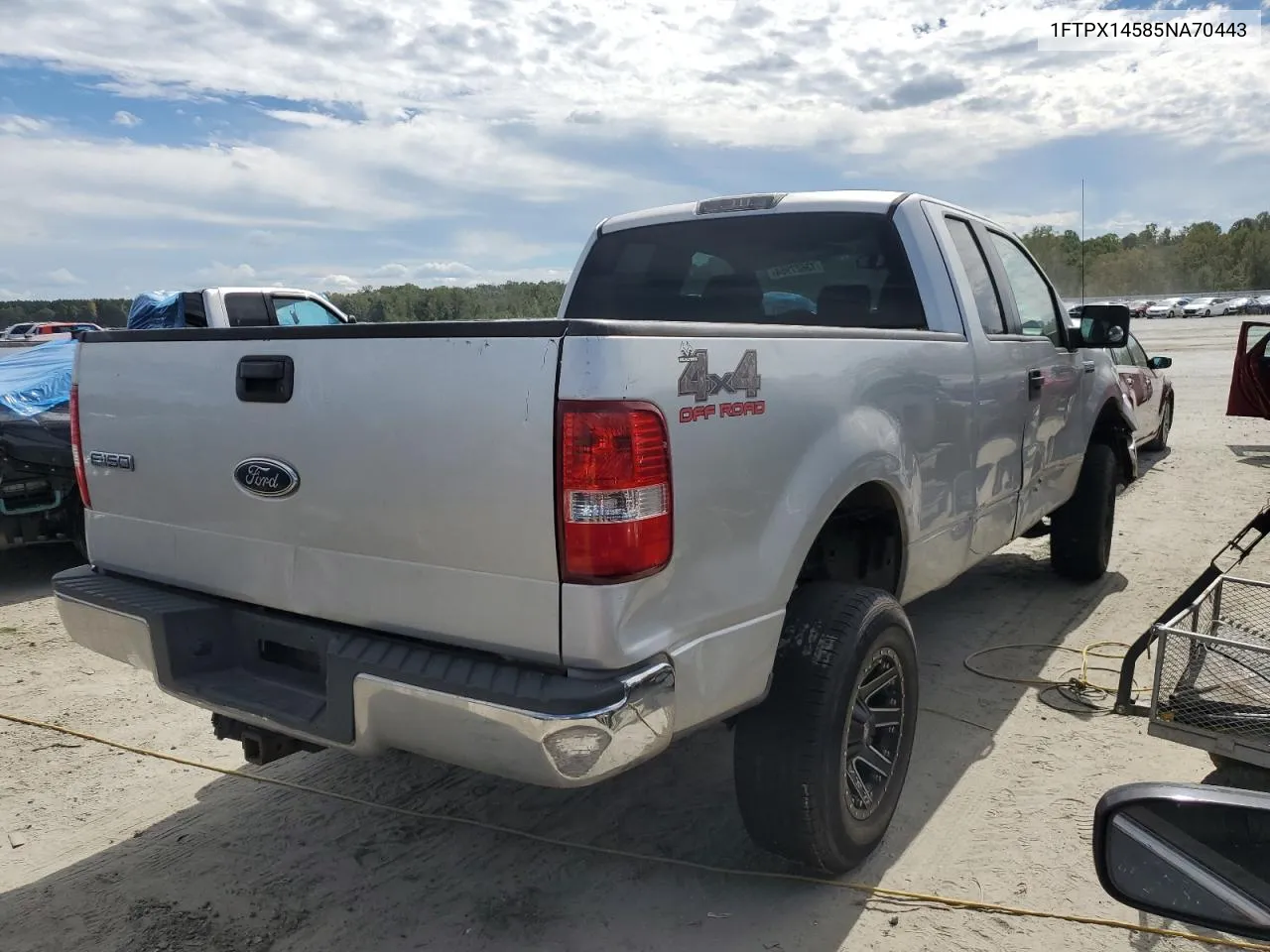 2005 Ford F150 VIN: 1FTPX14585NA70443 Lot: 73627954