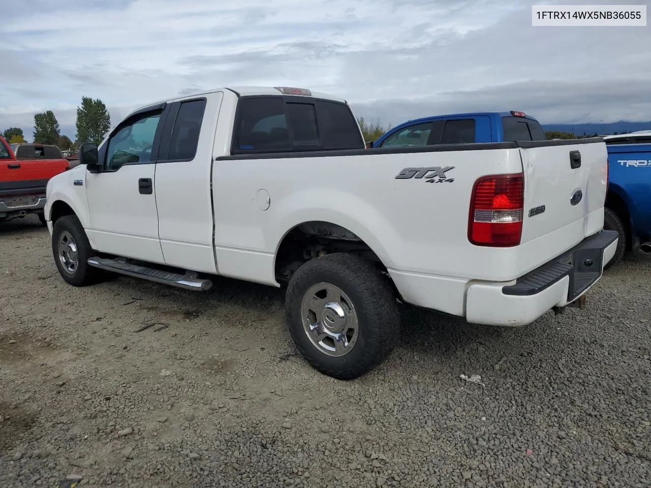 2005 Ford F150 VIN: 1FTRX14WX5NB36055 Lot: 74535894