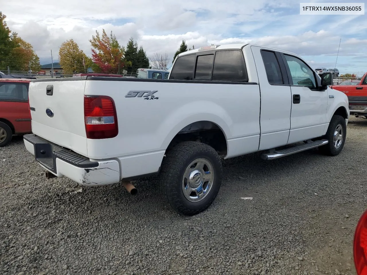 2005 Ford F150 VIN: 1FTRX14WX5NB36055 Lot: 74535894