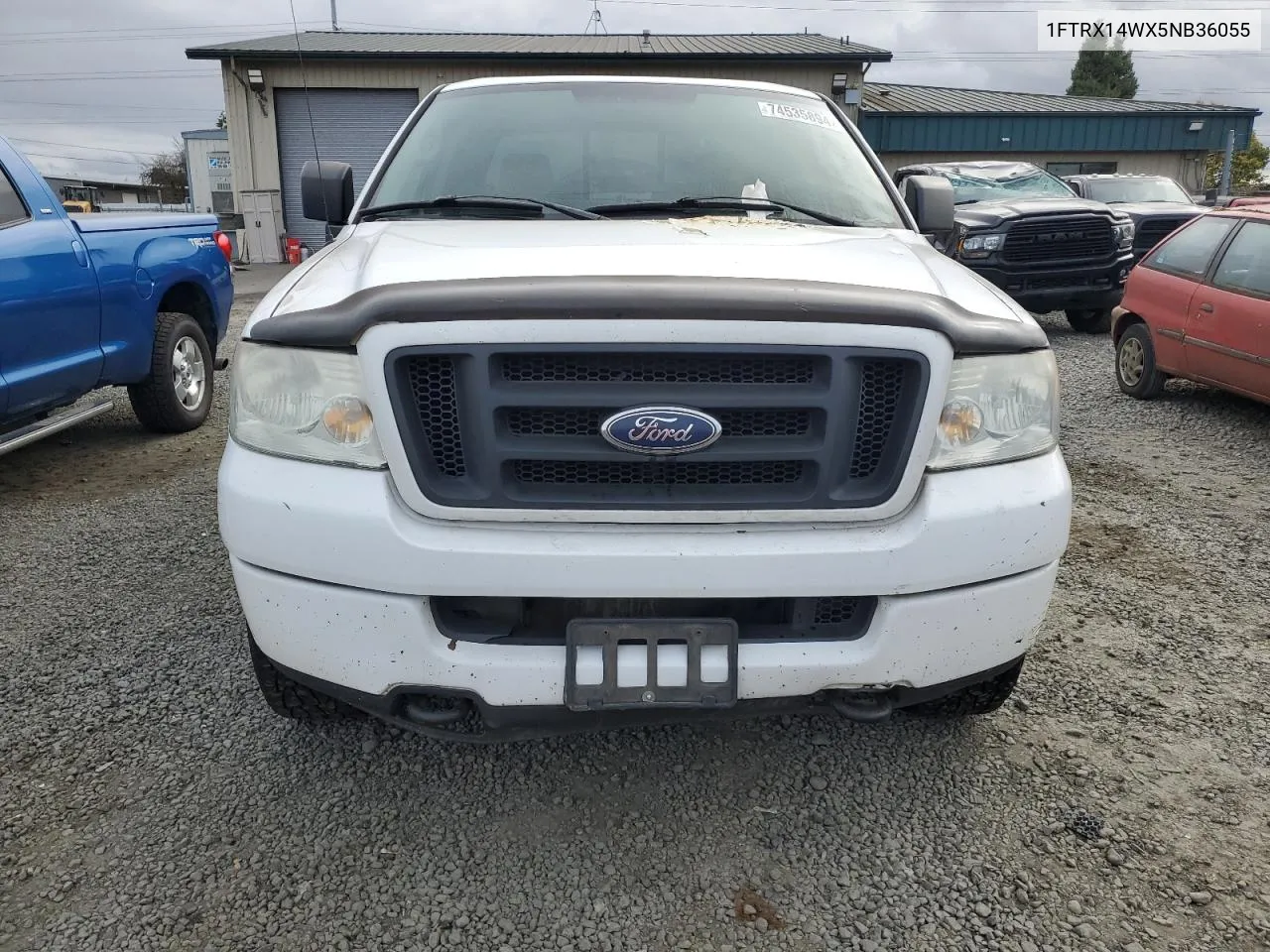 2005 Ford F150 VIN: 1FTRX14WX5NB36055 Lot: 74535894