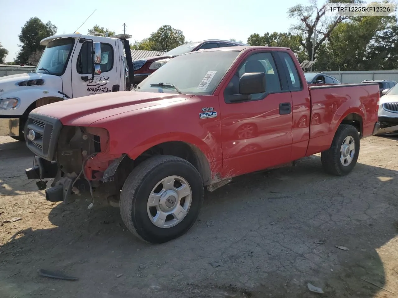 2005 Ford F150 VIN: 1FTRF12255KF12326 Lot: 74814444