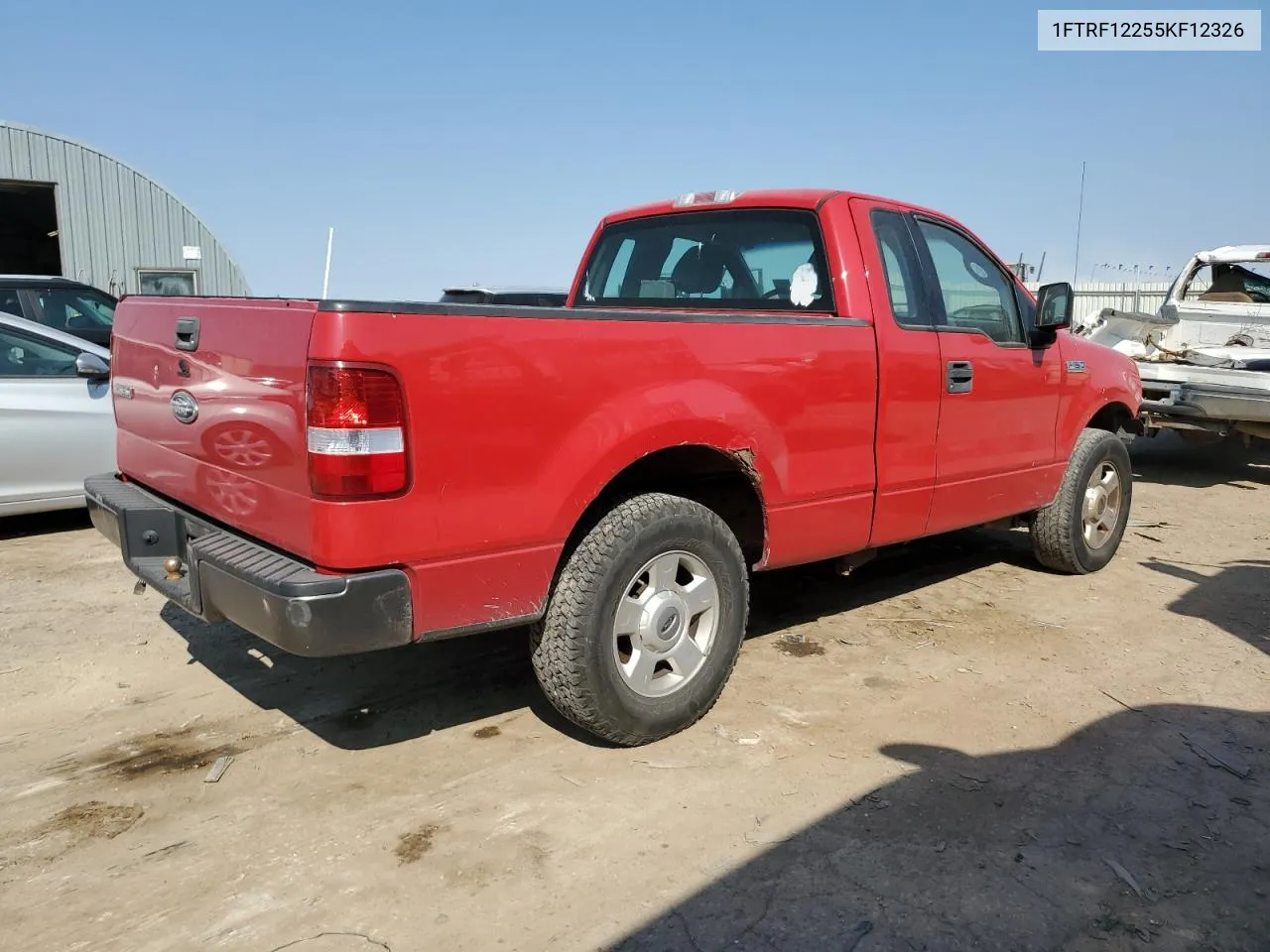 2005 Ford F150 VIN: 1FTRF12255KF12326 Lot: 74814444