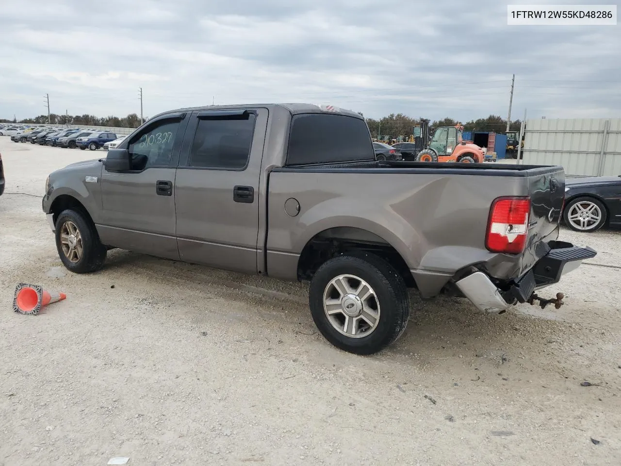 2005 Ford F150 Supercrew VIN: 1FTRW12W55KD48286 Lot: 74997564