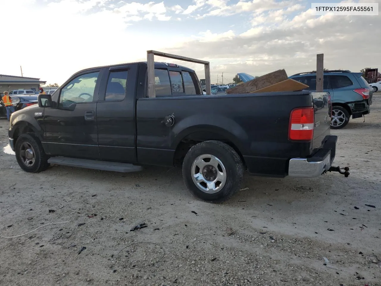 2005 Ford F150 VIN: 1FTPX12595FA55561 Lot: 75088694