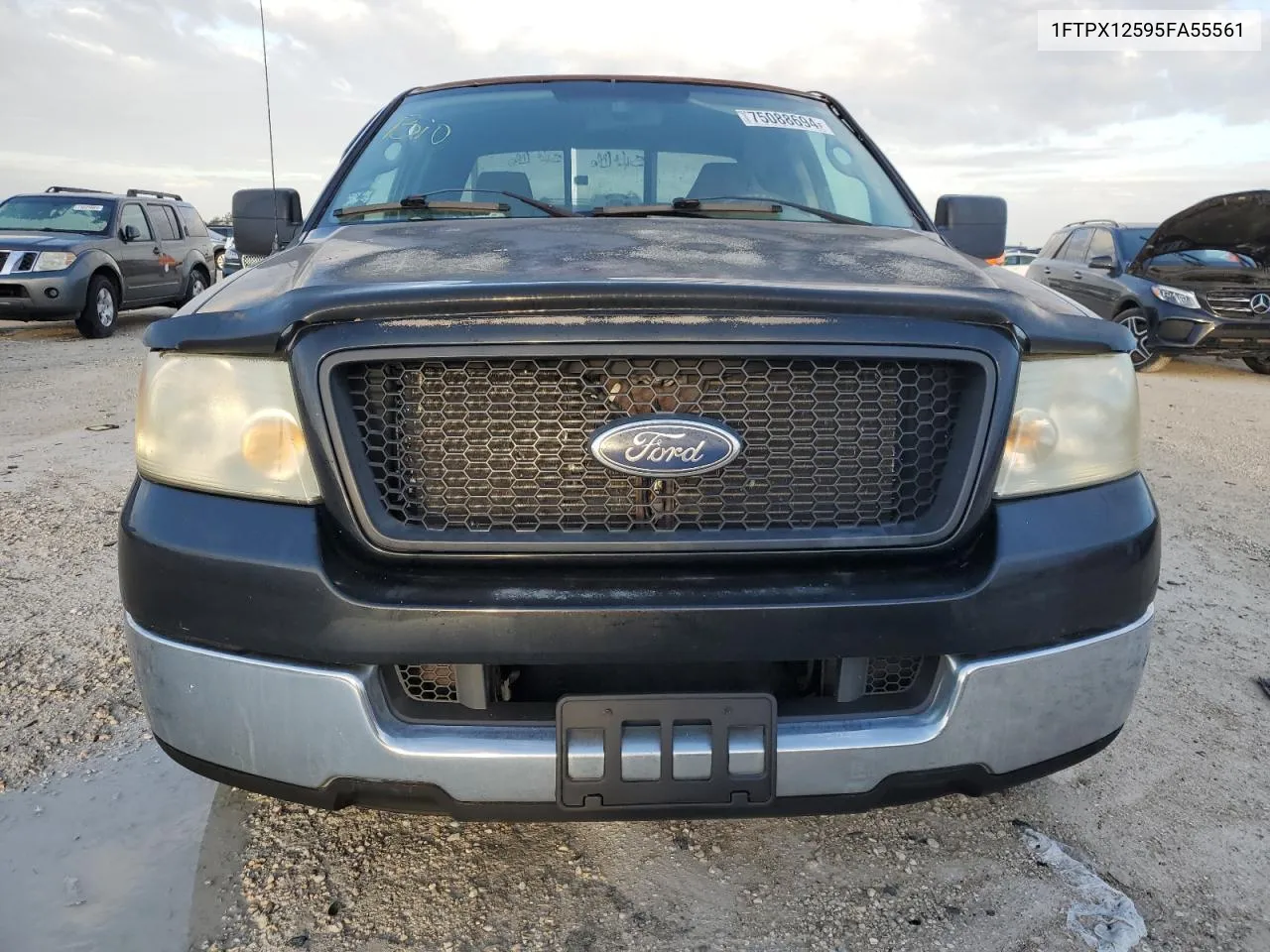 2005 Ford F150 VIN: 1FTPX12595FA55561 Lot: 75088694