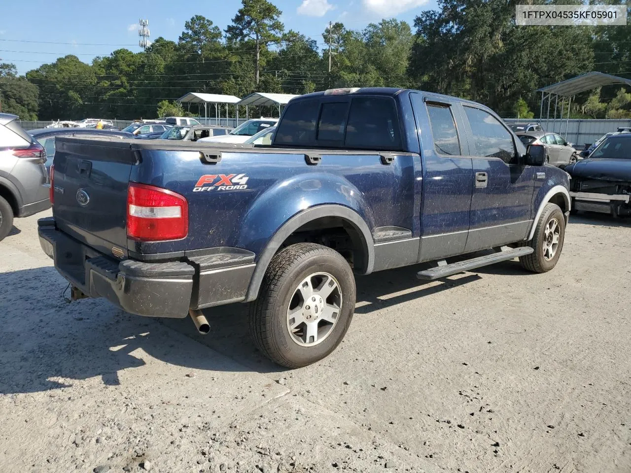 2005 Ford F150 VIN: 1FTPX04535KF05901 Lot: 75097644