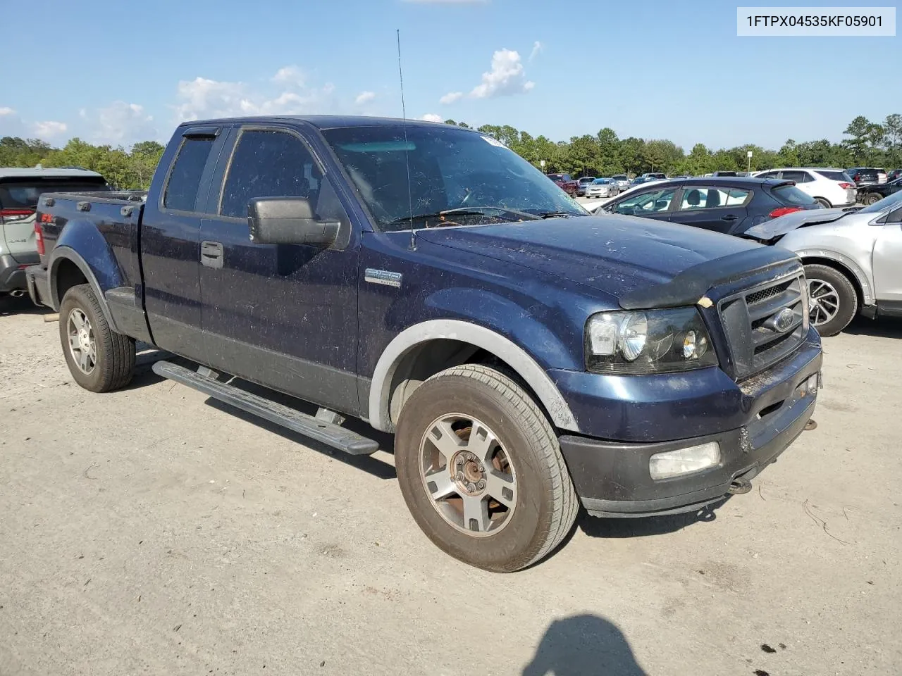 2005 Ford F150 VIN: 1FTPX04535KF05901 Lot: 75097644