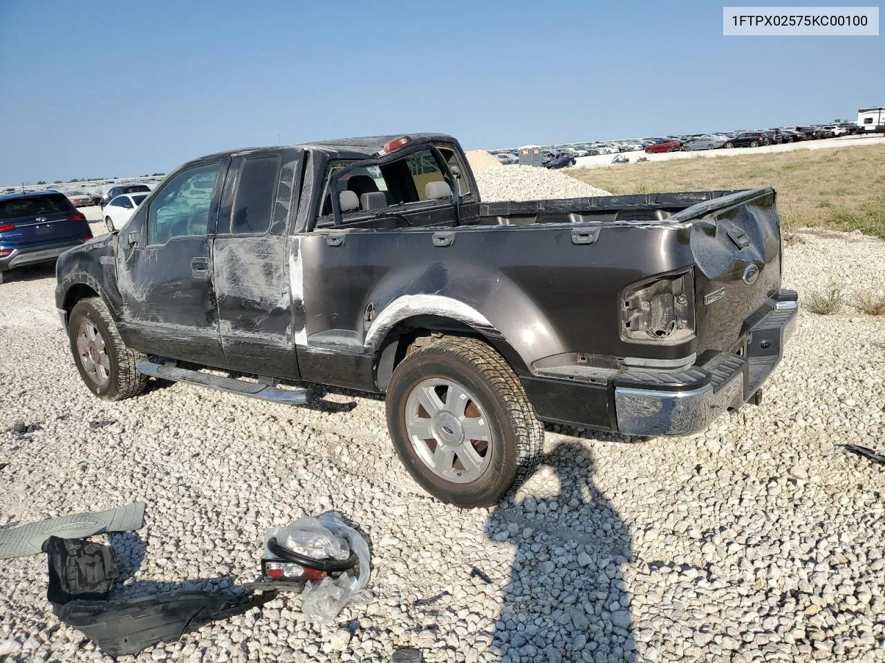 2005 Ford F150 VIN: 1FTPX02575KC00100 Lot: 75276604