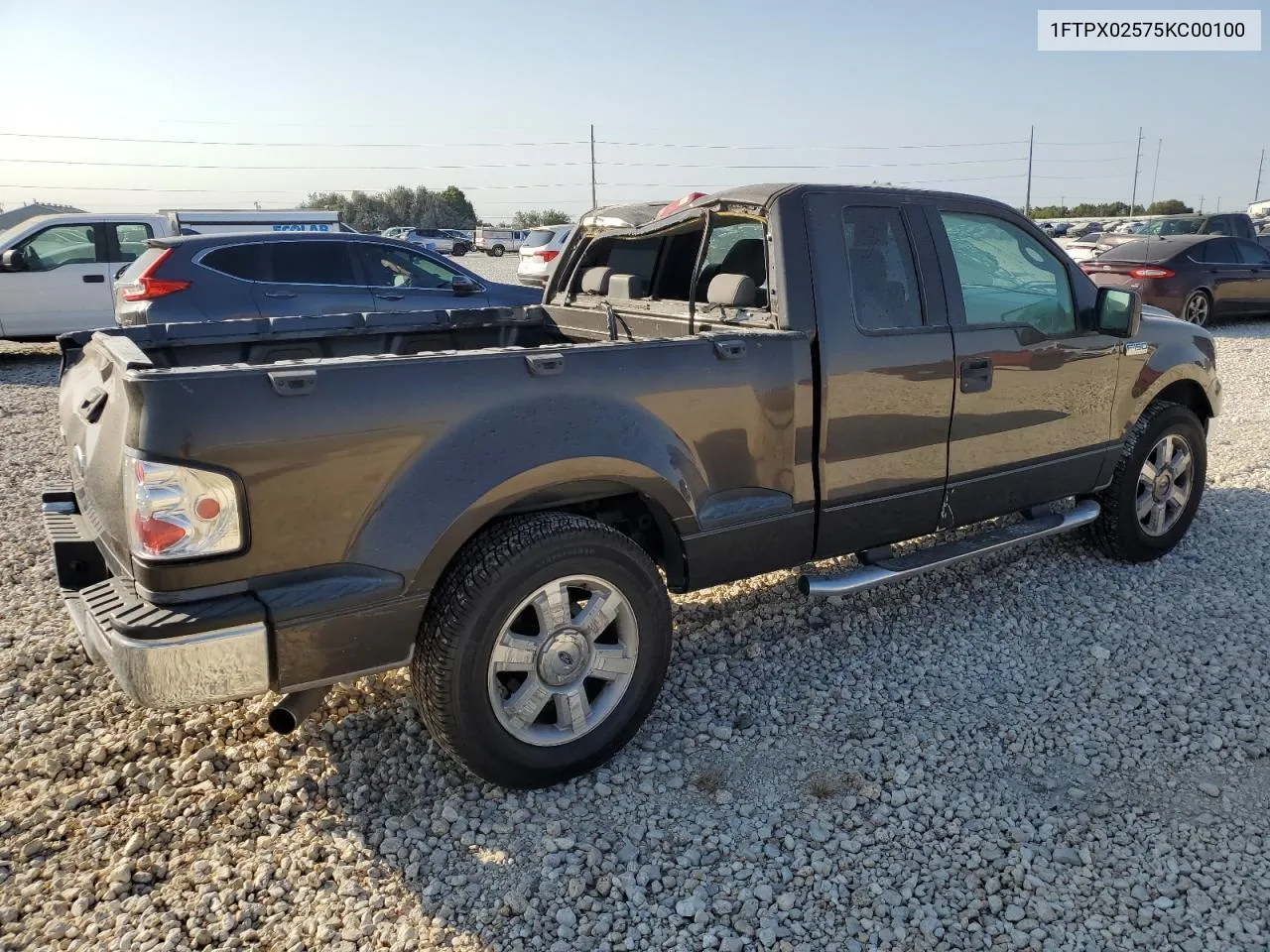 2005 Ford F150 VIN: 1FTPX02575KC00100 Lot: 75276604