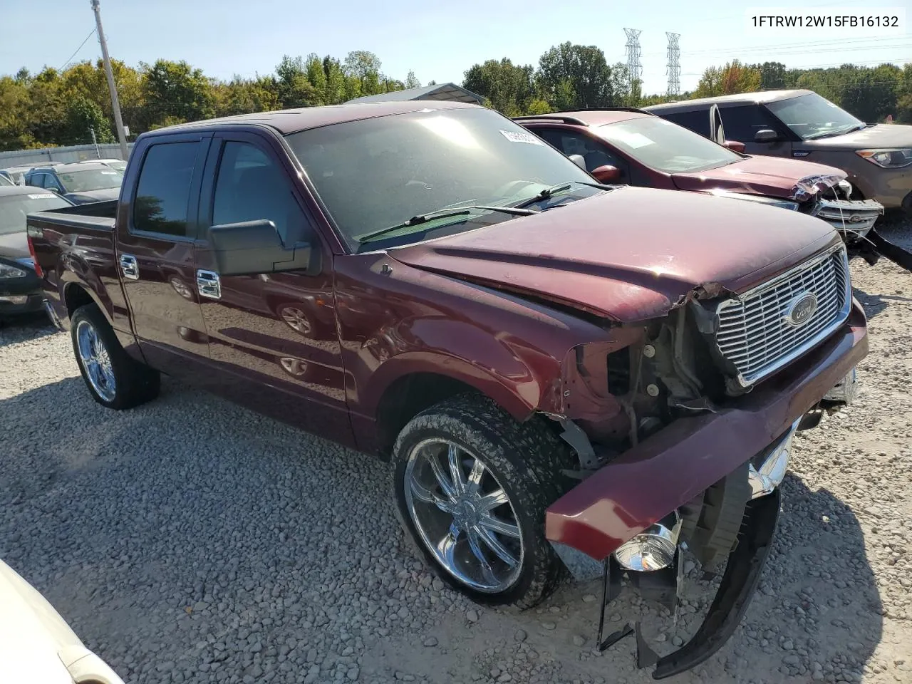 2005 Ford F150 Supercrew VIN: 1FTRW12W15FB16132 Lot: 75986014