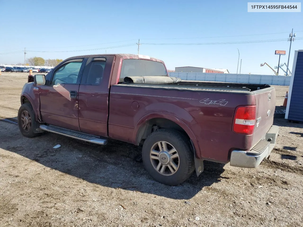 2005 Ford F150 VIN: 1FTPX14595FB44544 Lot: 76512614