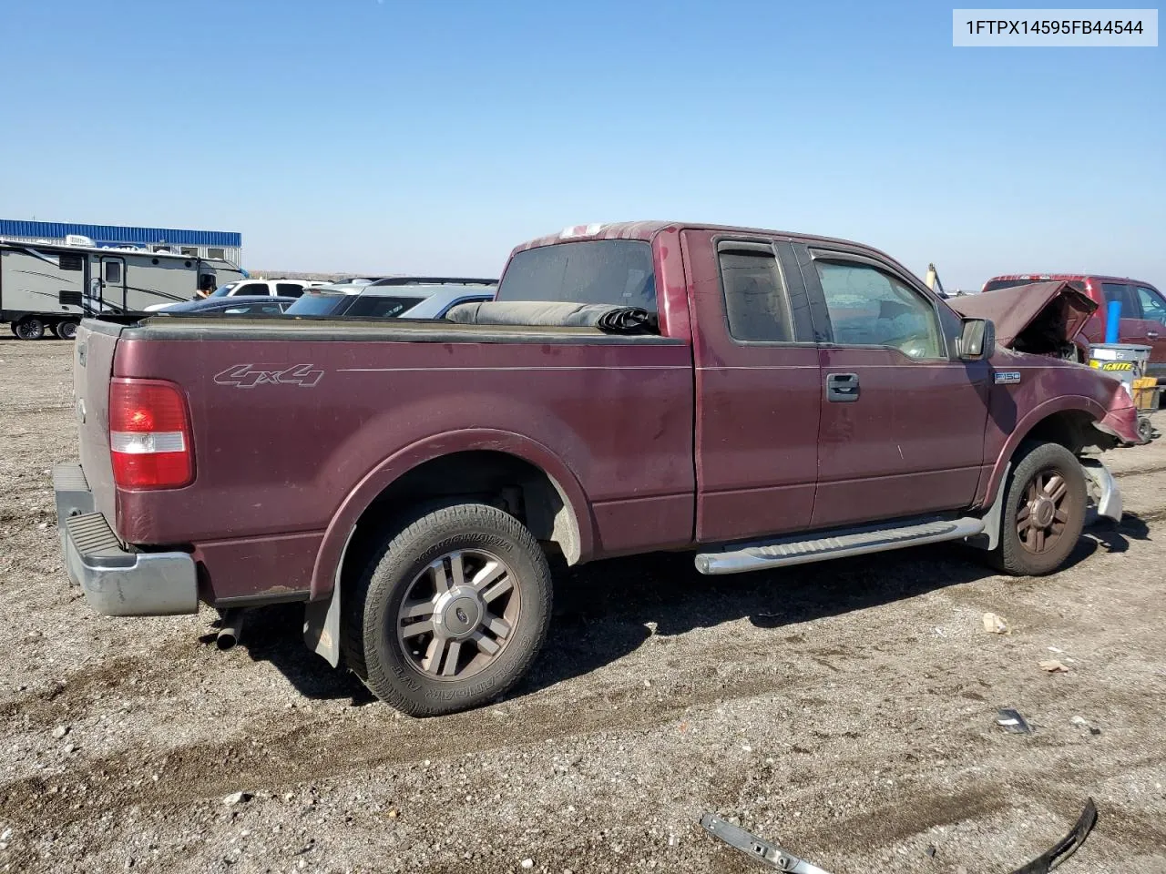 2005 Ford F150 VIN: 1FTPX14595FB44544 Lot: 76512614