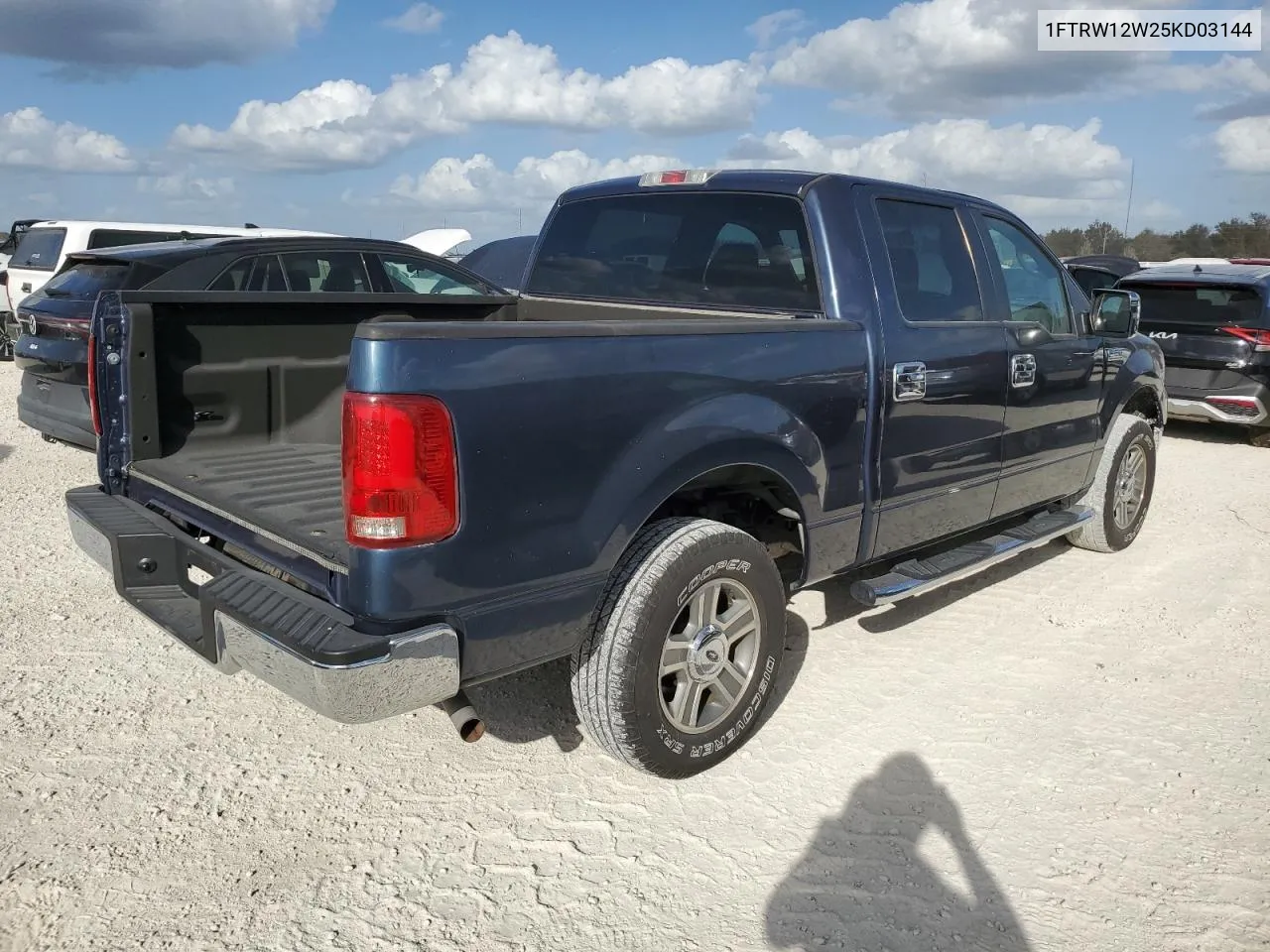 2005 Ford F150 Supercrew VIN: 1FTRW12W25KD03144 Lot: 76533314