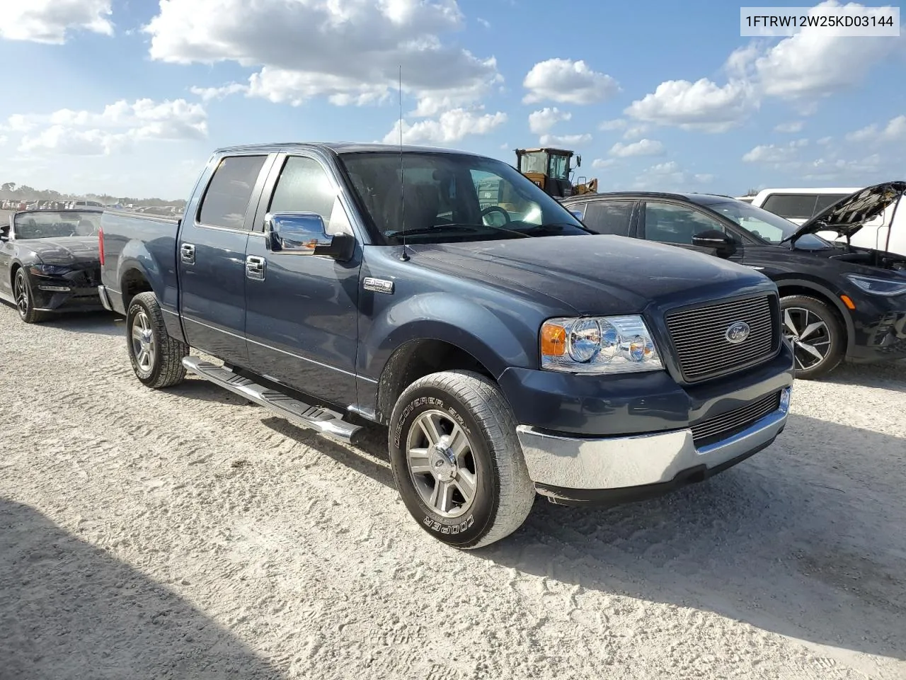 2005 Ford F150 Supercrew VIN: 1FTRW12W25KD03144 Lot: 76533314