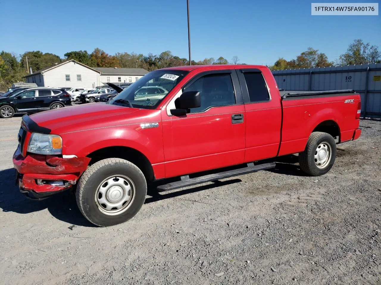 2005 Ford F150 VIN: 1FTRX14W75FA90176 Lot: 76732474