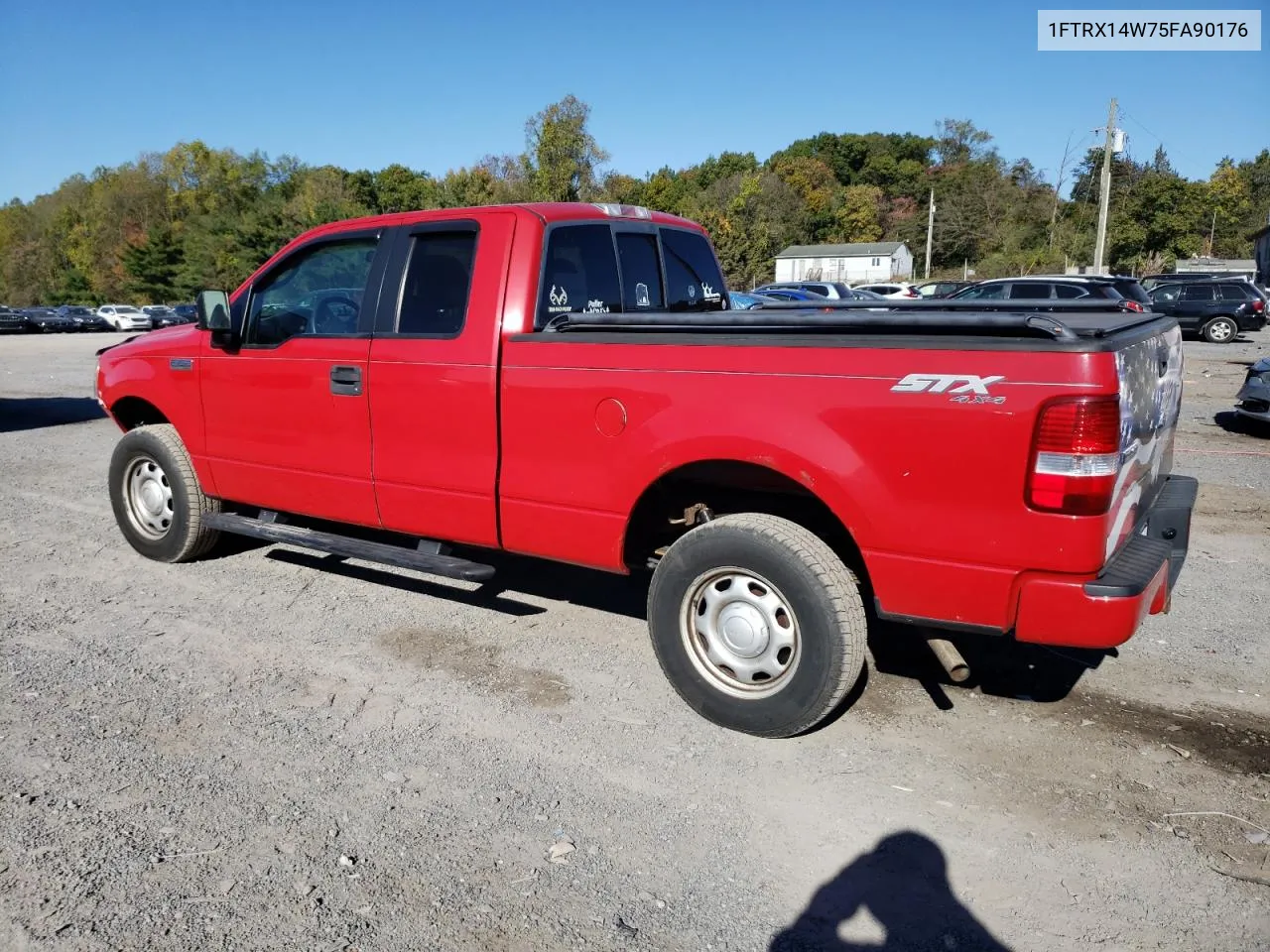 2005 Ford F150 VIN: 1FTRX14W75FA90176 Lot: 76732474