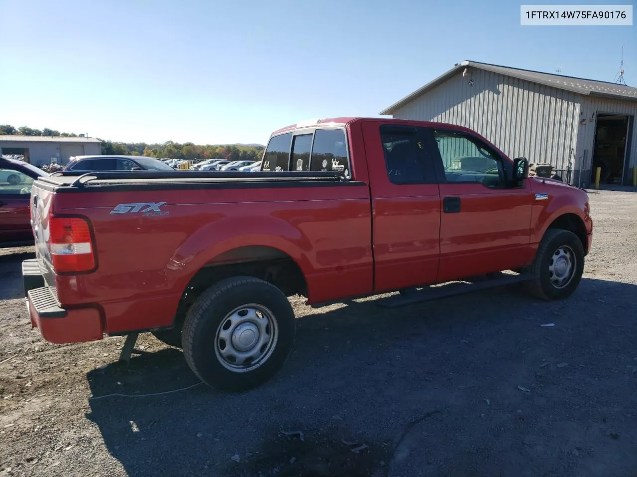 2005 Ford F150 VIN: 1FTRX14W75FA90176 Lot: 76732474