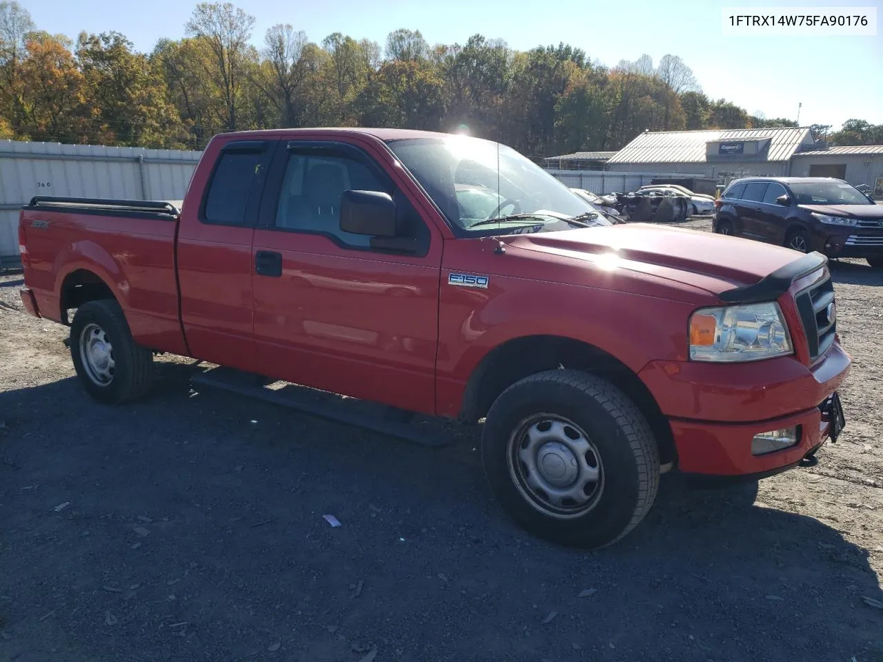 2005 Ford F150 VIN: 1FTRX14W75FA90176 Lot: 76732474